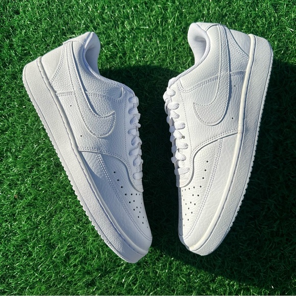 Nike Wmns Court Vision Low Triple White - Picture 8 of 13